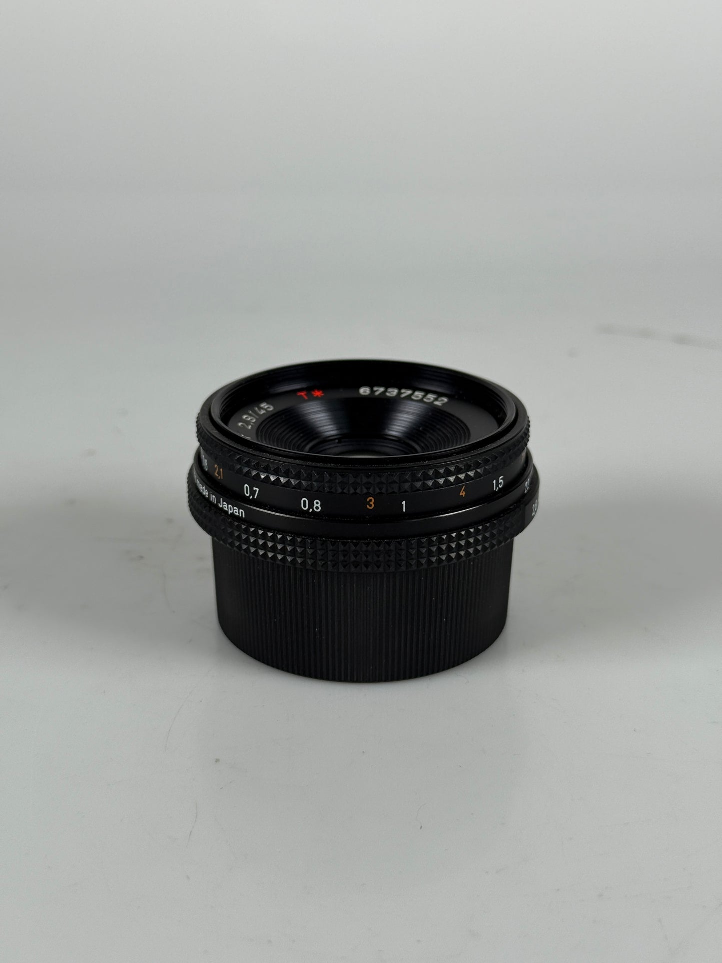 Contax Carl Zeiss T* Tessar 45mm f2.8 Lens 6731586 C/Y Japan