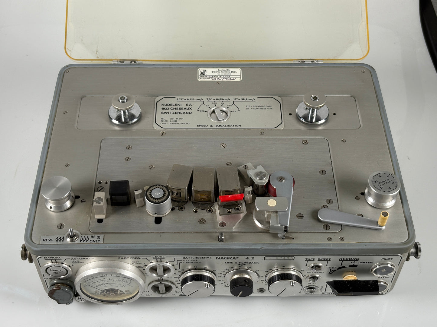 Kudelski Nagra 4.2 Reel to reel field tape recorder RARE
