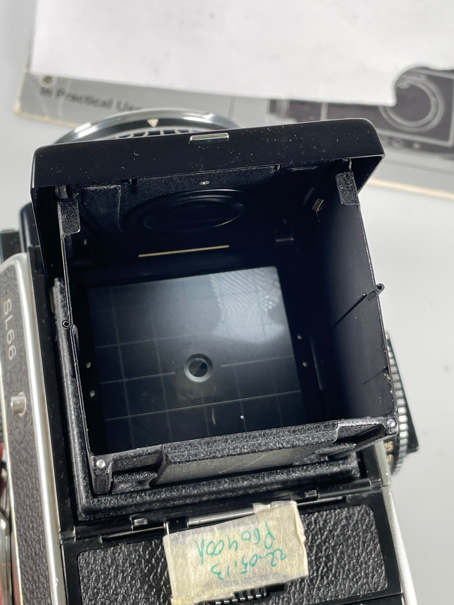 Rolleiflex SL66 Medium Format Camera with 80mm f2.8 HFT, waist level