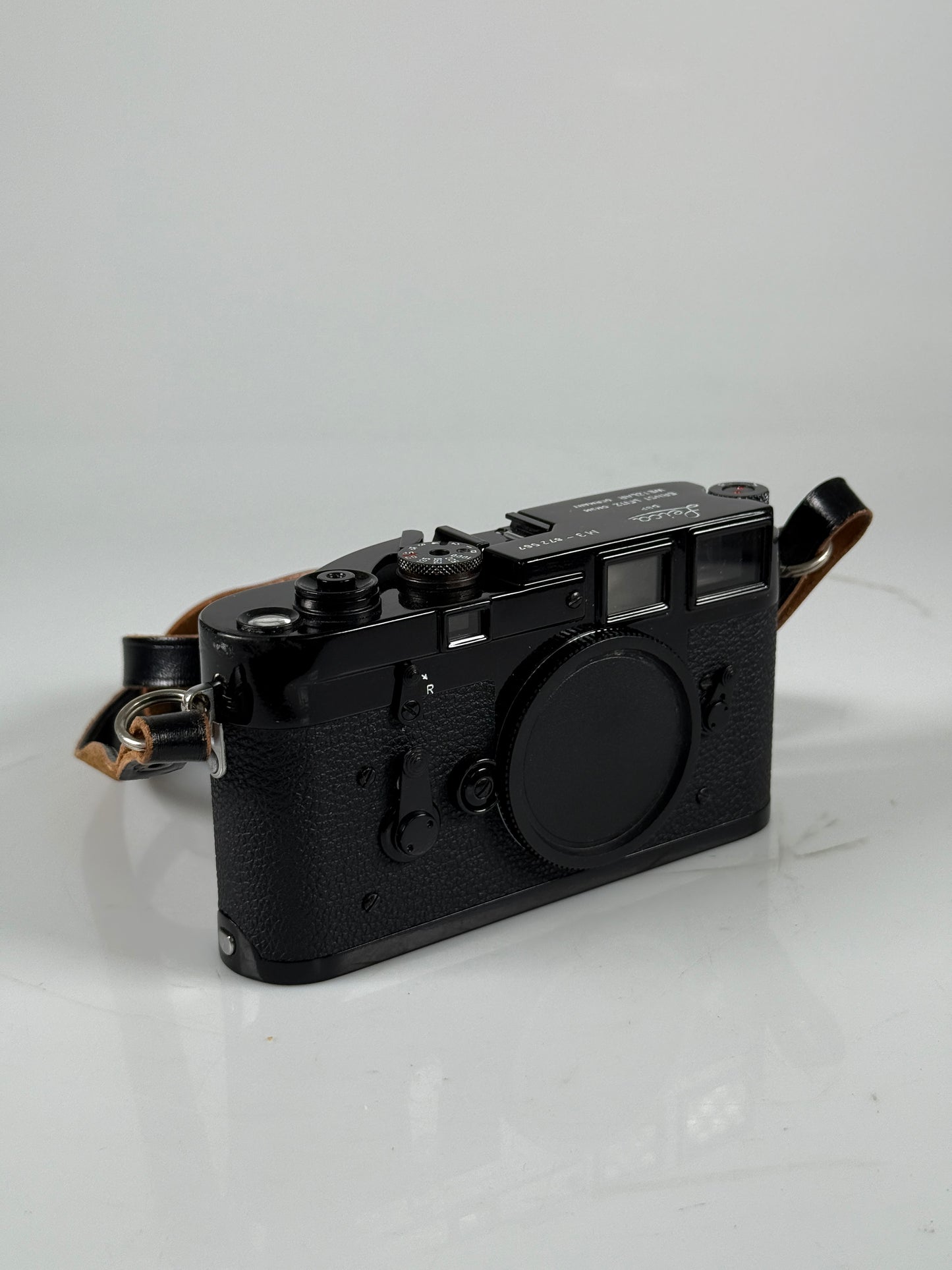 Leica M3 DS black paint repaint 35mm rangefinder film camera body Double stroke
