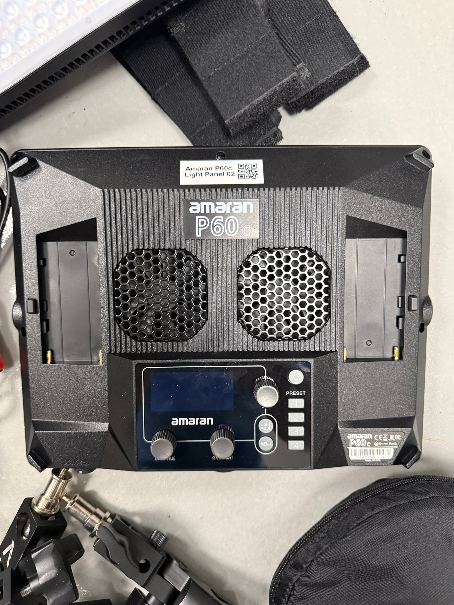Aputure Amaran P60c RGBWW LED Soft Light Panel 3 light kit