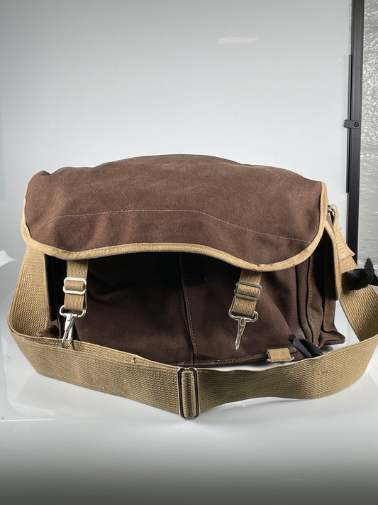 DOMKE ORIGINAL CAMERA SHOULDER BAG BROWN VERY EARLY with insert