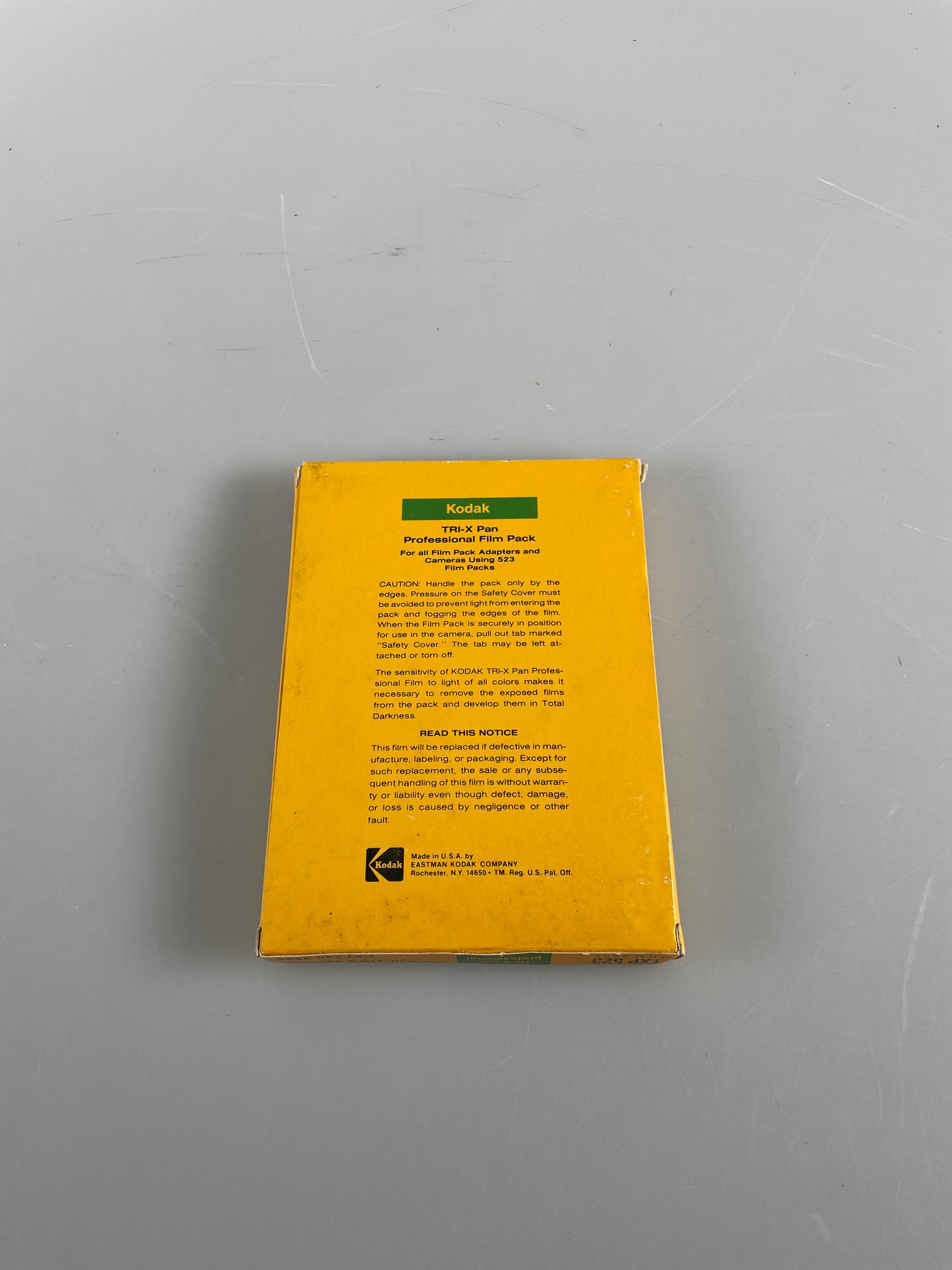 Kodak TRI-X Pan TX Black & White Film 16 Sheets pack 4x5" military surplus