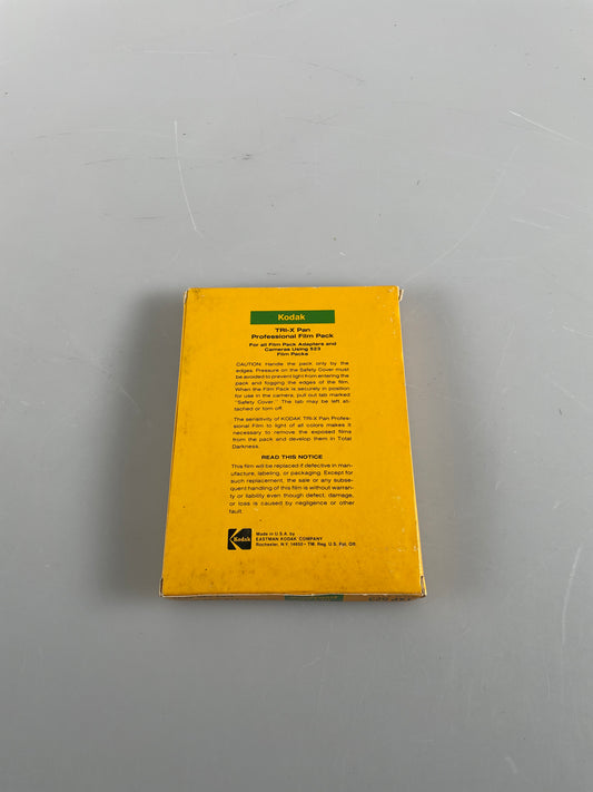 Kodak TRI-X Pan TX Black & White Film 16 Sheets pack 4x5" military surplus