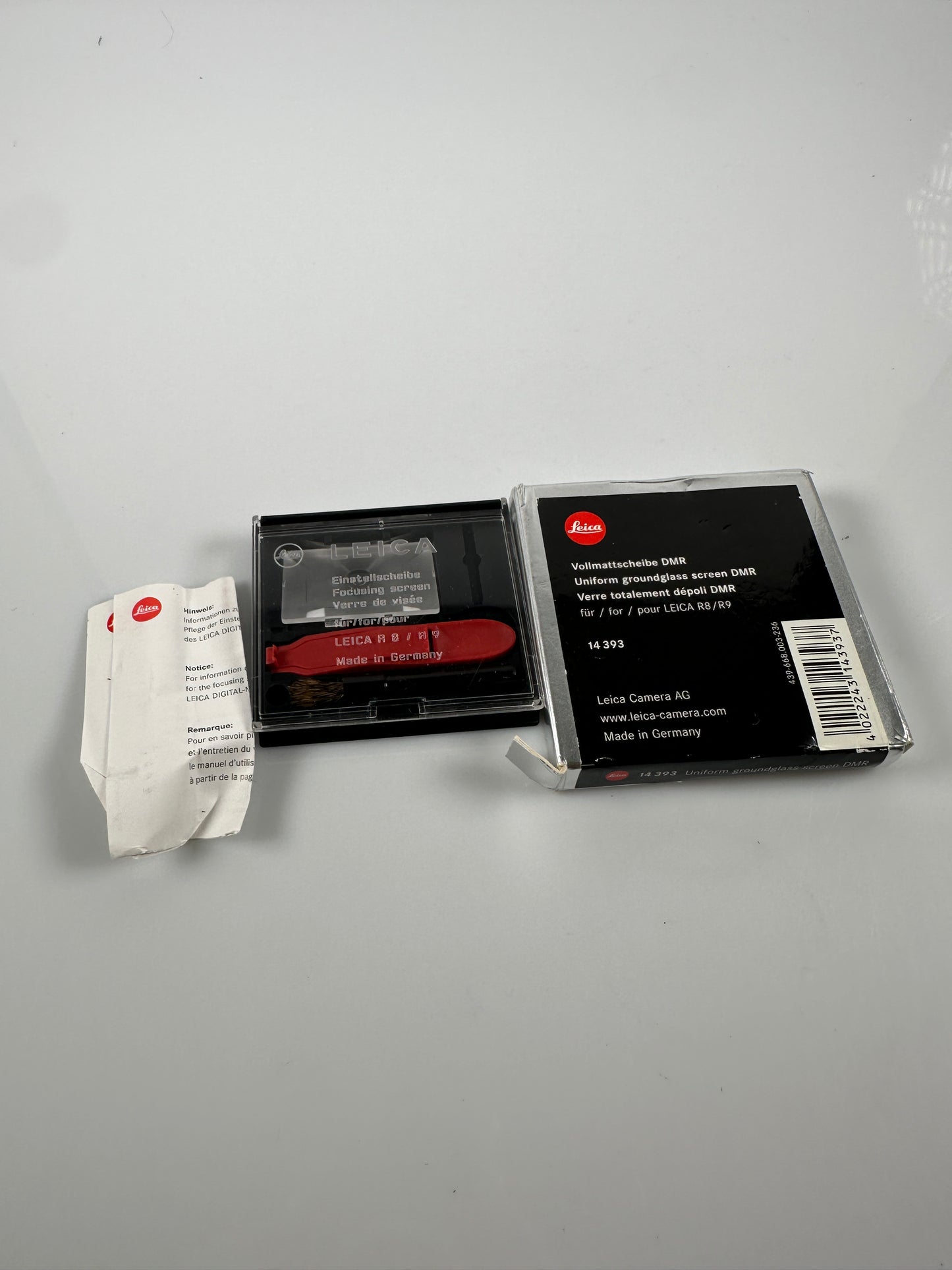 LEICA DMR UNIFORM FOCUSING SCREEN 14393 + RARE BOX 14393