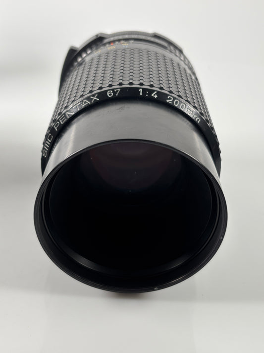 Pentax SMC 67 6x7 200mm f4 lens For 6x7 67 67II