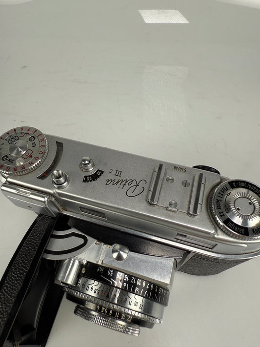 Kodak Retina IIIc 35mm Rangefinder Camera Schneider Xenon 50mm F2 Lens
