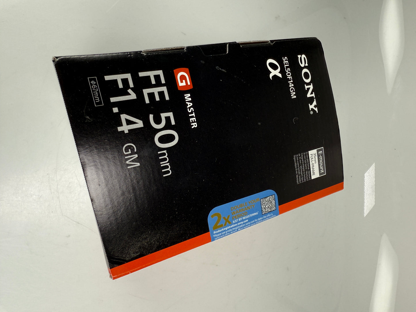 Sony FE 50mm F1.4 GM Full Frame Large Aperture G Master Lens