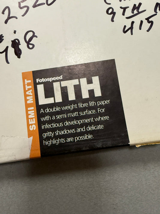 Fotospeed Lith Fibre 12x16" Photo Paper