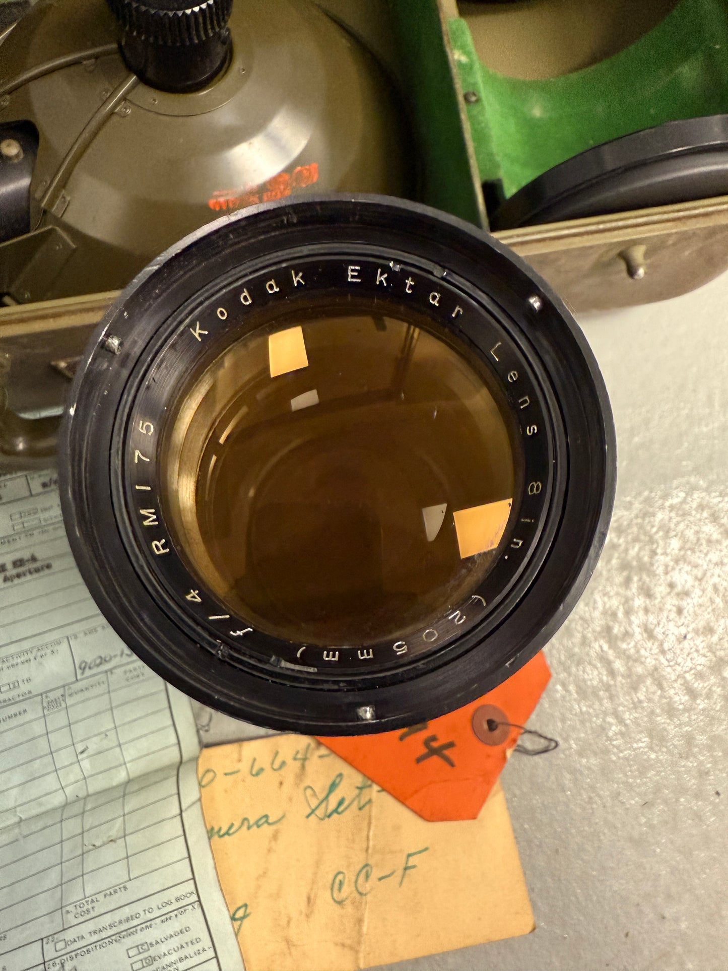 GRAFLEX SIGNAL CORPS U.S ARMY CAMERA KE-4 (1), EKTAR 4IN/ 8IN