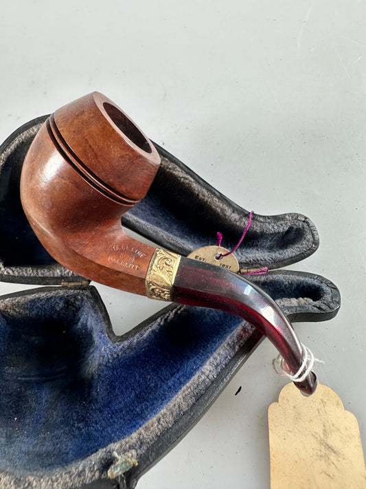 KBB Blue Line Bakelite Pipe, Unsmoked French Briar