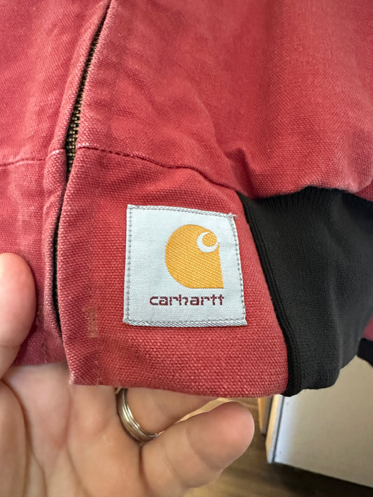 Carhartt Santa Fe Southwest Aztec Jacket Lined Mens XL Red