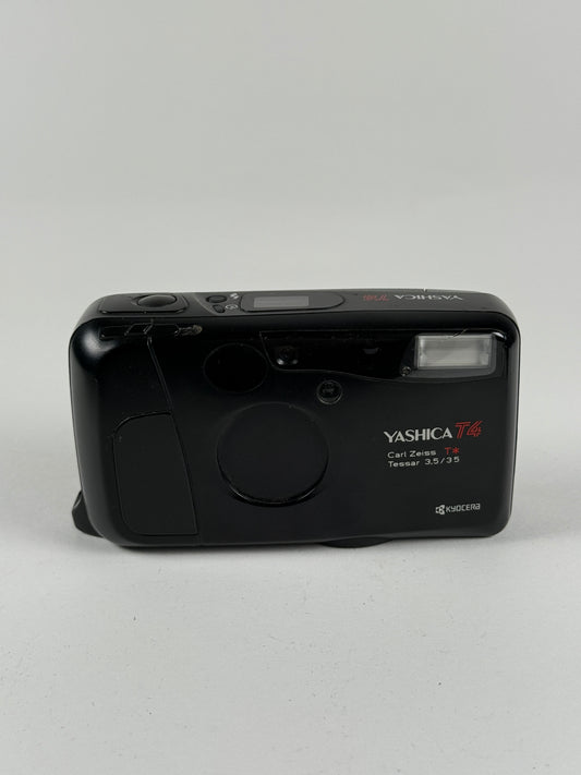Yashica T4 T* Carl Zeiss 35mm F3.5 Len Camera black