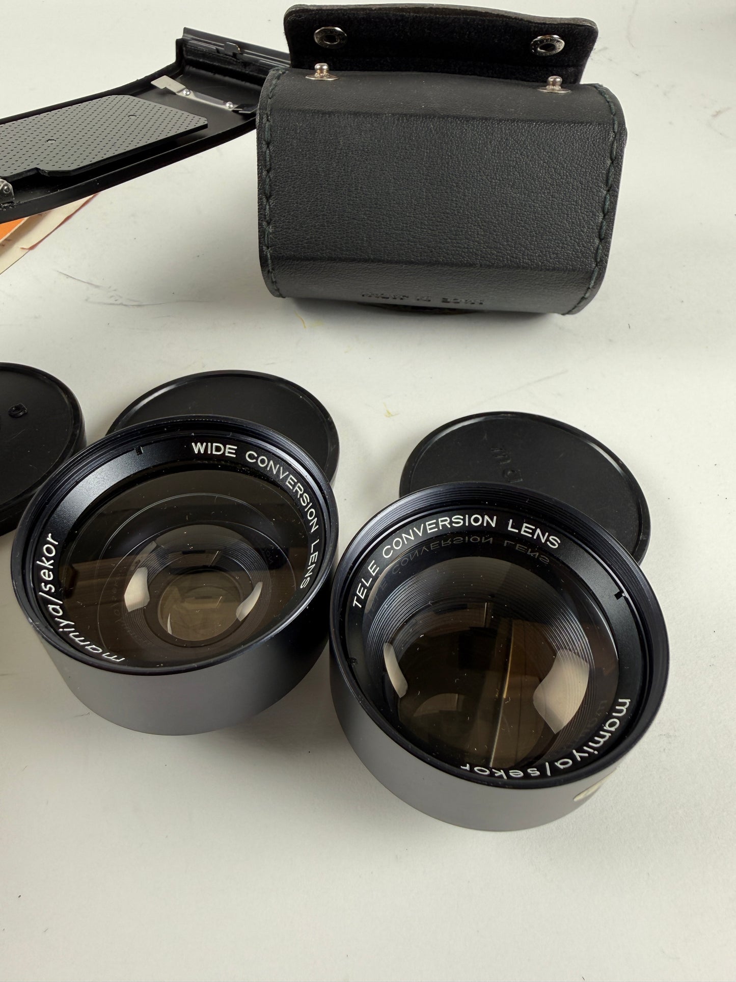 Mamiya Model 528AL 35mm Camera w/ 48mm f2.8 Lens and wide/telephone lenses
