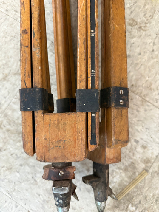 Arri wooden tripod with tilt head RARE vintage