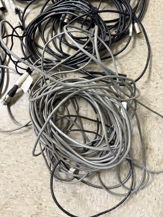 Lot of 20 XLR 5 Pin Male to XLR 5 Pin Female DMX Lighting Cable