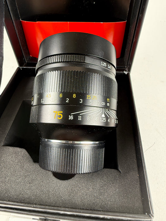 7Artisans 75mm f1.25 Lens for Leica M Mount – Fast Portrait Prime Lens