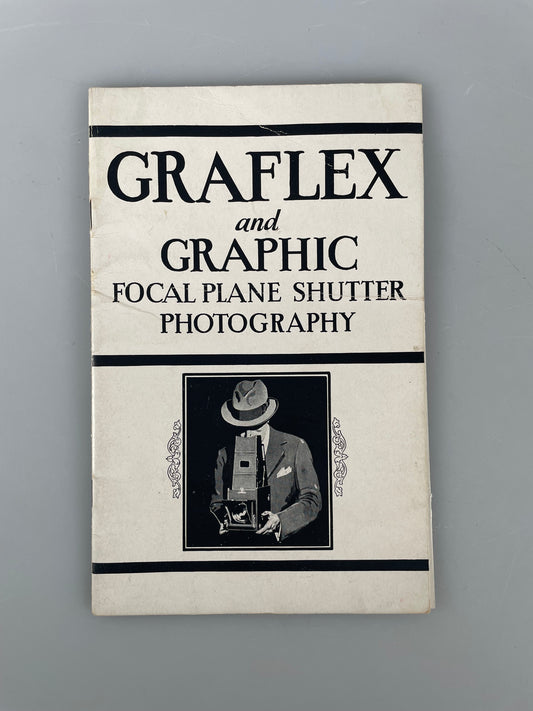 Graflex and graphic focal plane shutter photography brochure instruction manual