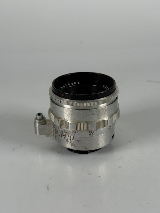 Carl Zeiss Jena Biotar 58mm f2 exakta mount lens