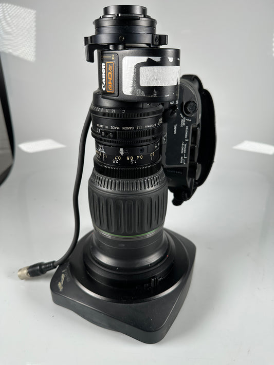 Canon HJ11ex4.7B IRSE HDXS 2/3" HD ENG Broadcast Servo Lens w/ 2x 4.7-52mm f1.9
