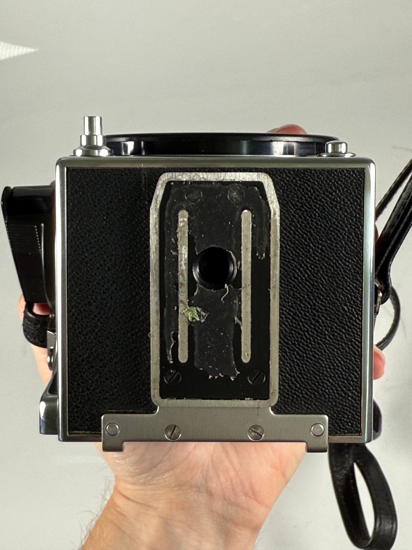 HASSELBLAD 500CM 500C/M CAMERA Body waist level WLF Chrome and crank