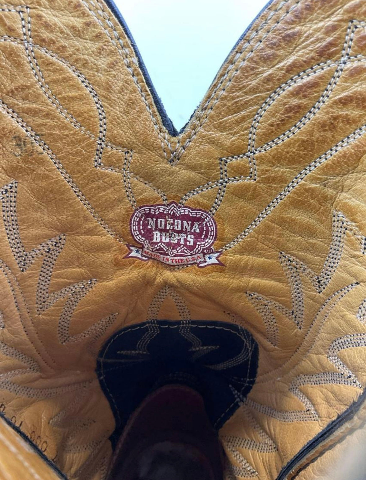 Nocona Men's Leather Western Boot, Black, 10