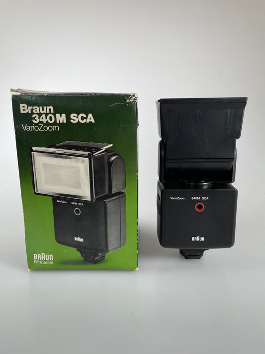 Braun 340M SCA VarioZoom flash for Leica