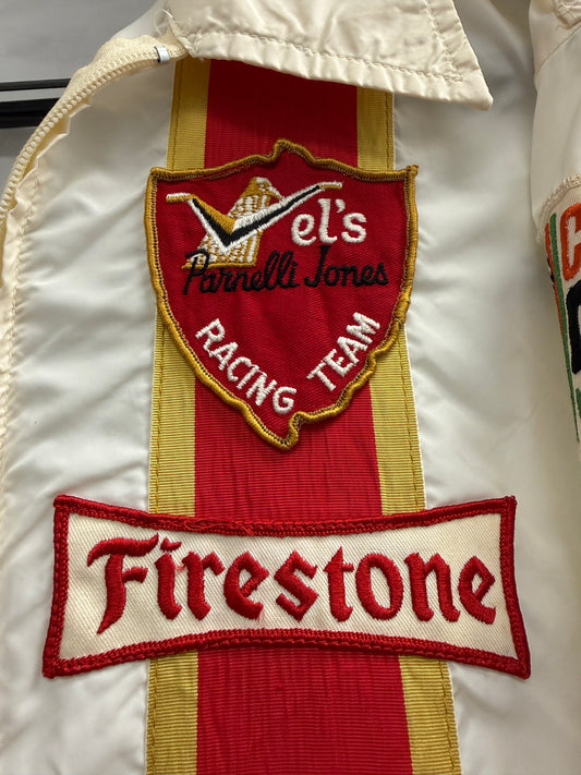 1970's Vel’s Parnelli Jones Racing Jacket White Patches full zip - Minolta