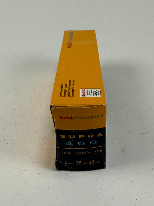 Kodak Supra 400 color negative film 5 roll pro pack 35mm