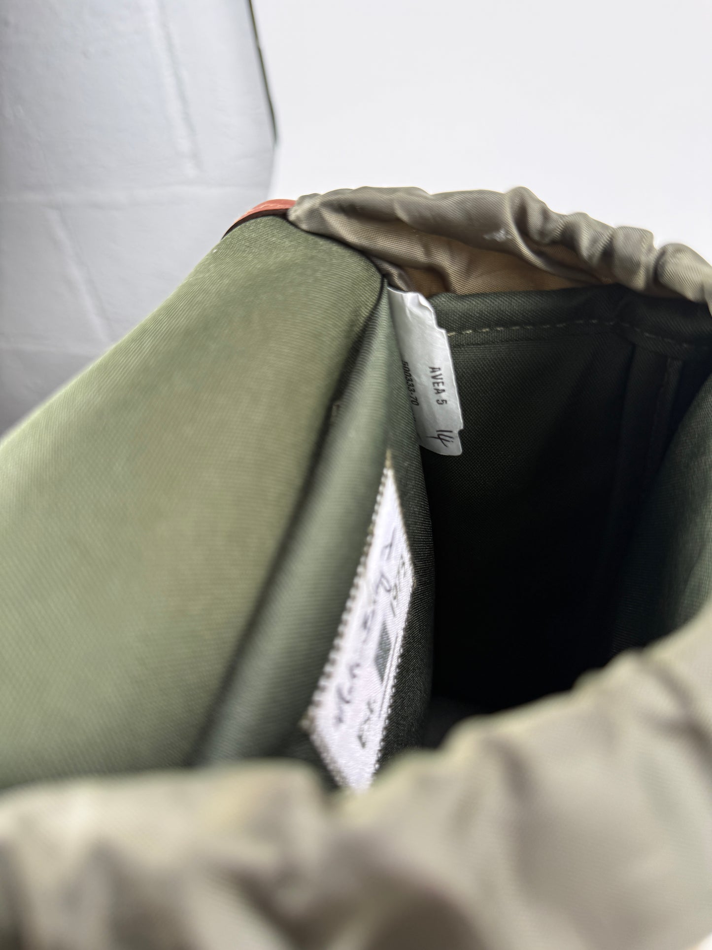 Billingham Avea 5 Bag Khaki with Tan Trim