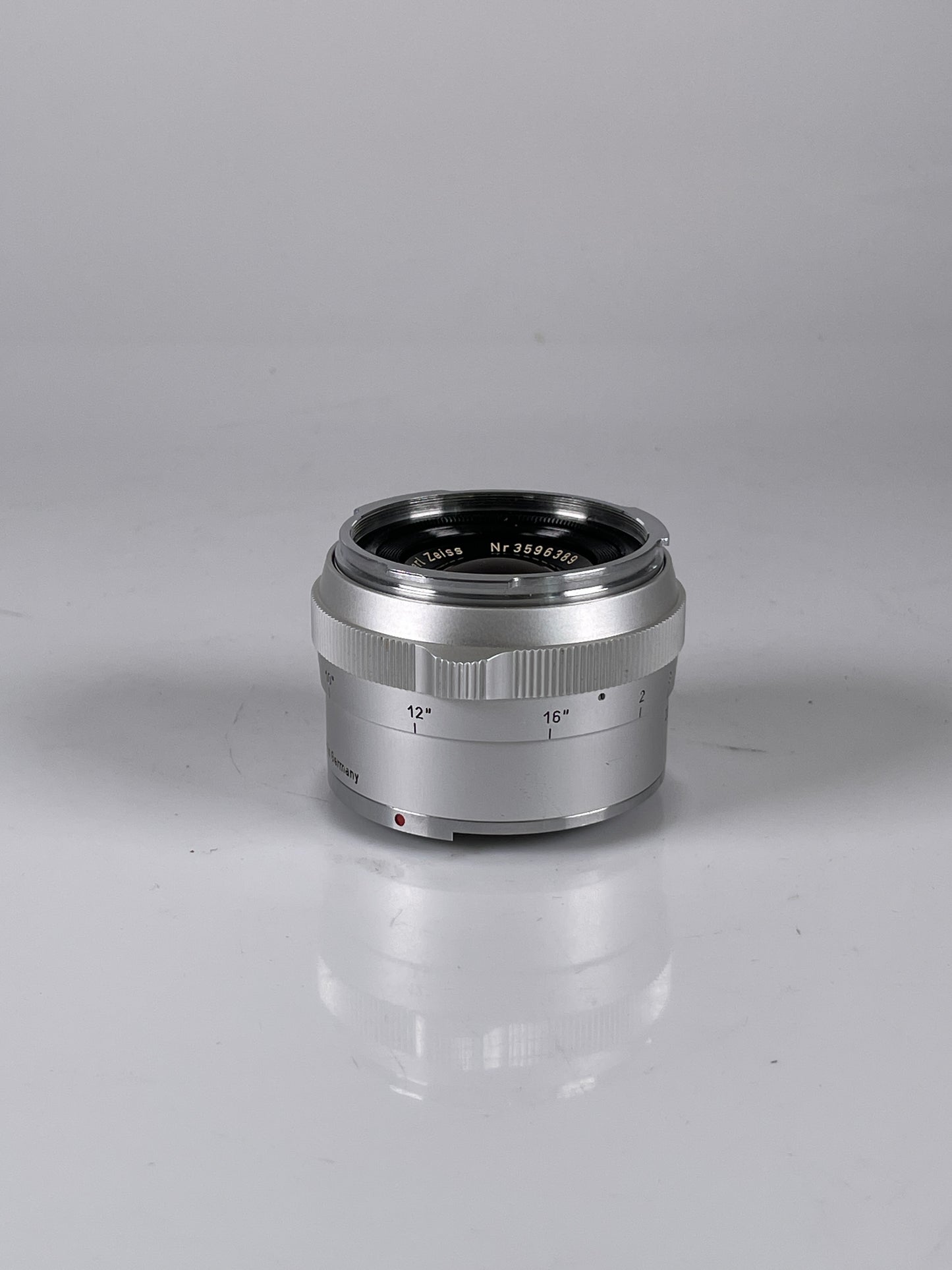 Zeiss 35mm f4 Distagon Lens for Contarex chrome silver