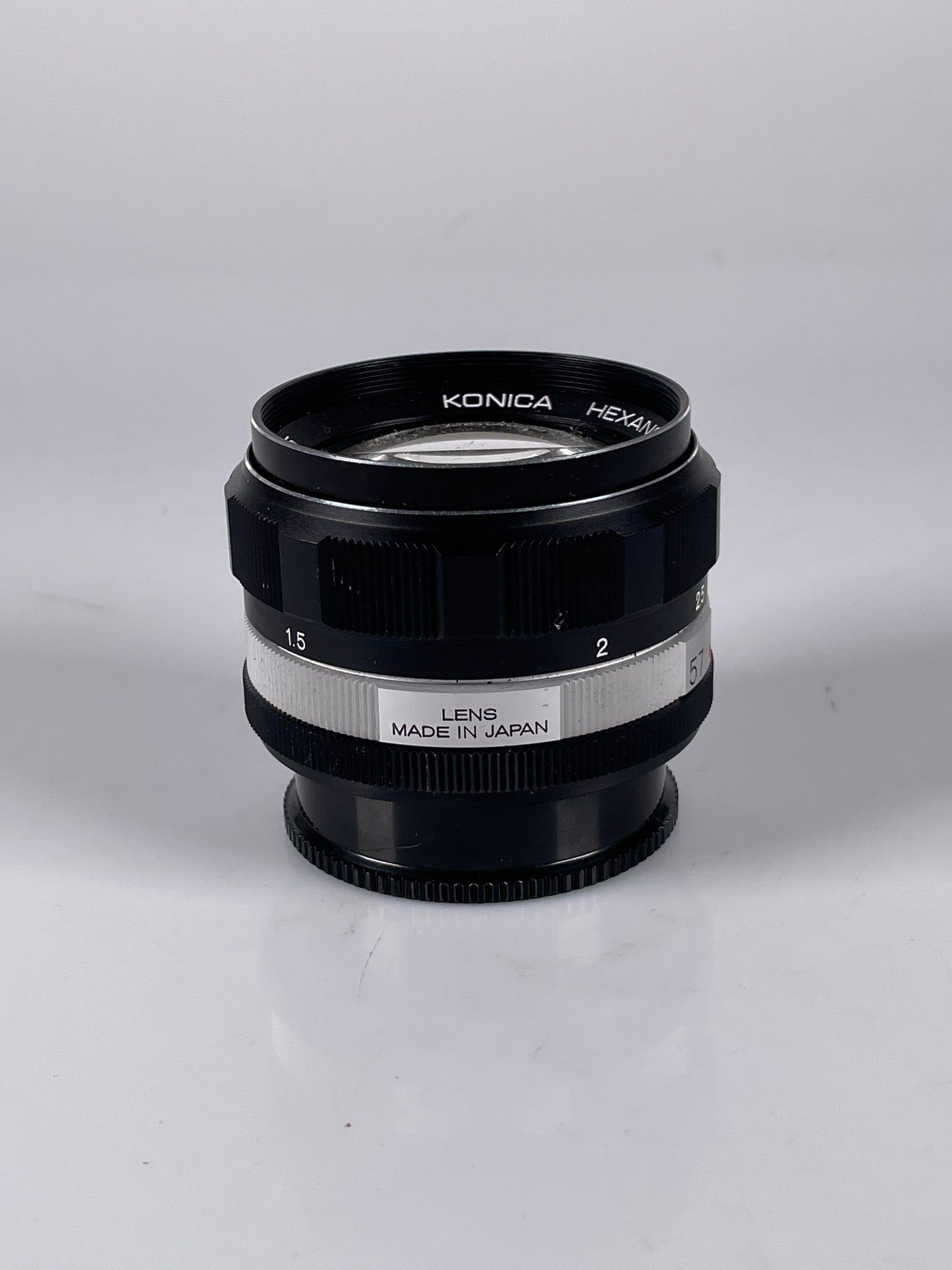 Konica Hexanon AR 57mm f1.4 Standard MF Lens AR Mount