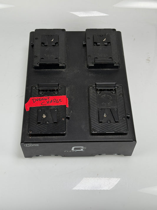 Core Q4 Fleet Gold Mount Quad Position 3-Stud Simultaneous Fast Charger