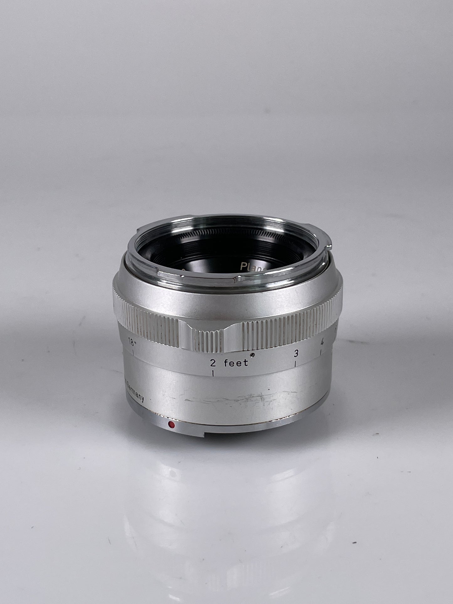 Carl Zeiss Planar 50mm f2 Contarex Mount chrome silver