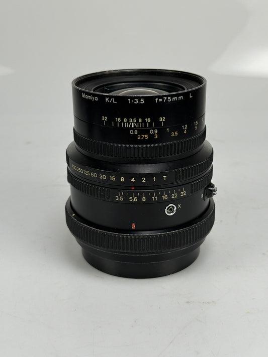 Mamiya K/L KL 75mm f3.5 L for RB67 Pro S SD RZ67