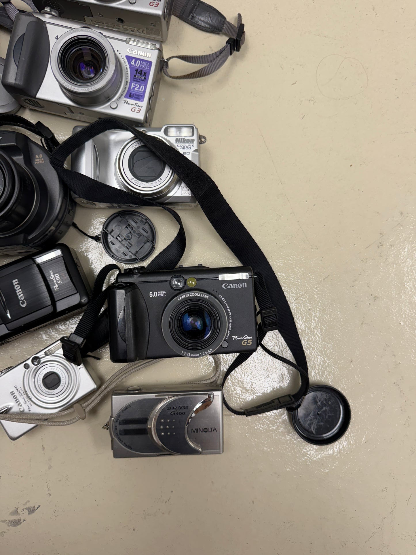 Digital Camera Lot Kodak sony Canon Olympus Nikon