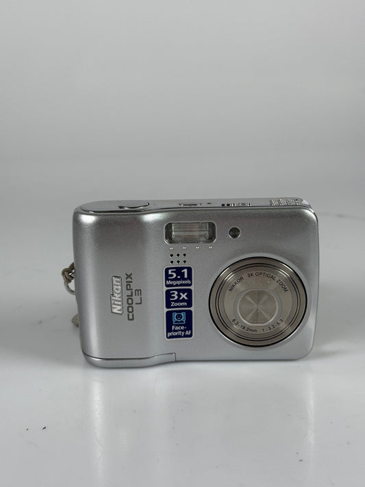 Nikon COOLPIX L3 5.1MP Digital Camera Deep Red