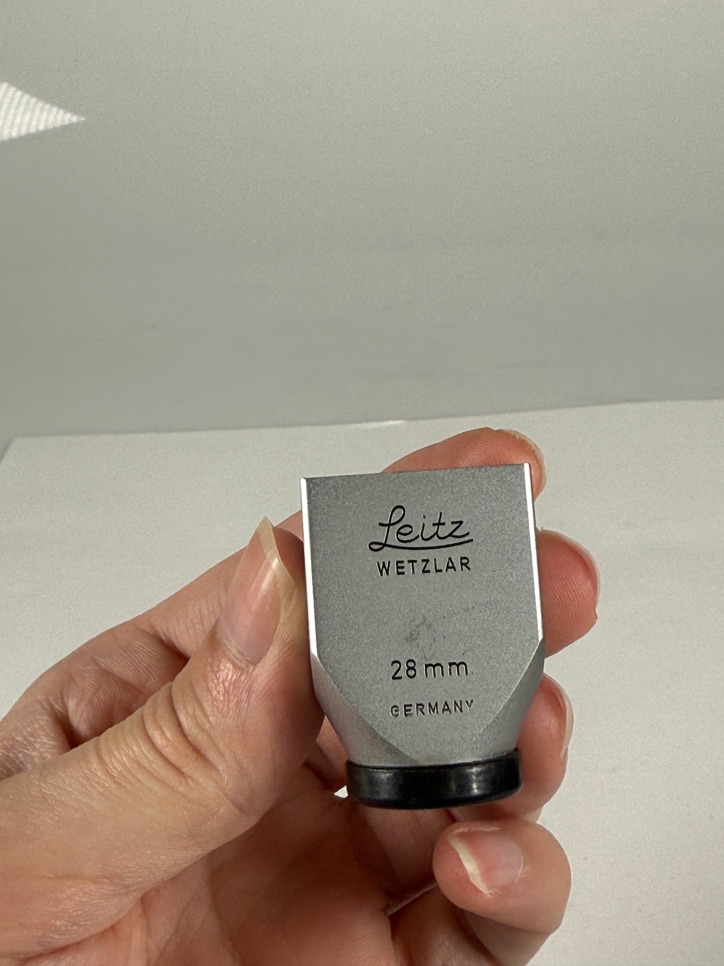 Leica 28mm 2.8cm chrome Bright Line Finder Viewfinder Germany Metal with case