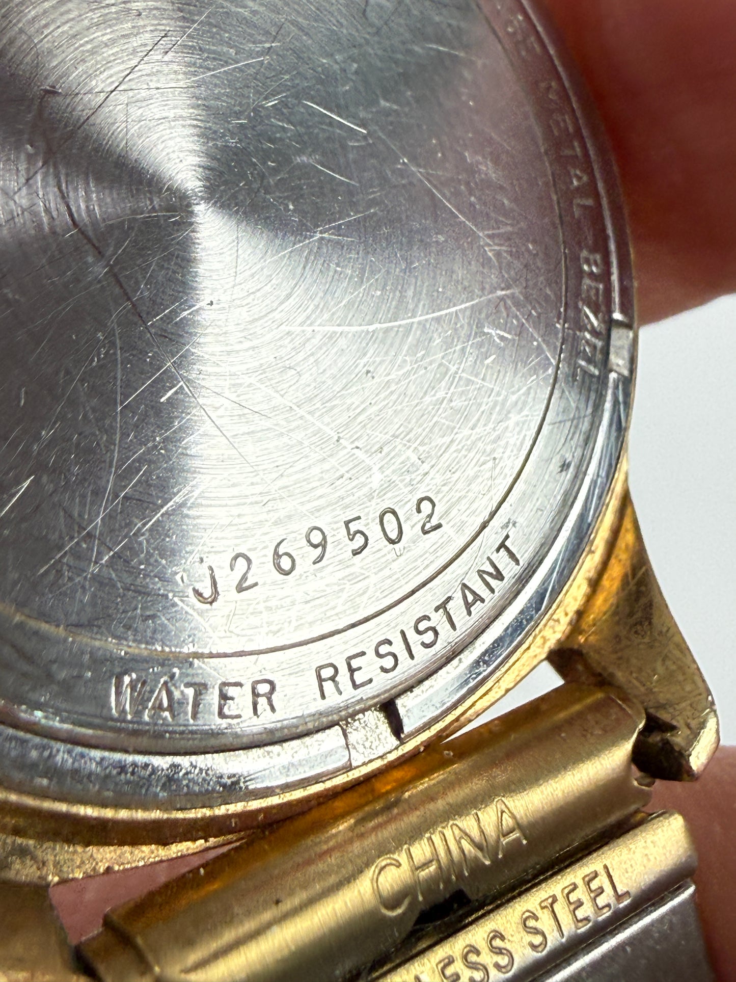 RARE VINTAGE BULOVA ACCUTRON TUNING FORK Gold tone men’s watch Orange dial