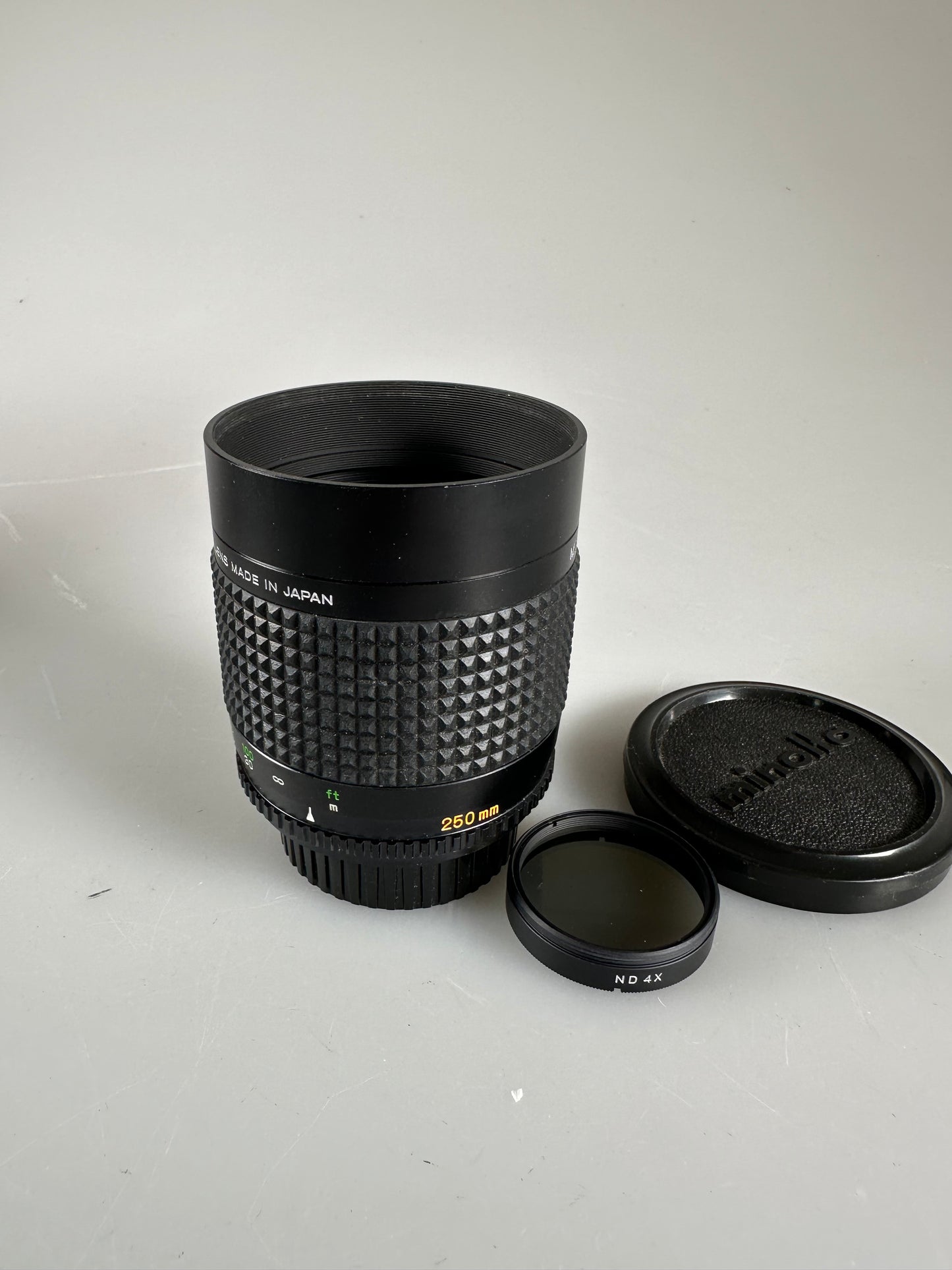 Minolta RF Rokkor-X 250mm f5.6 Telephoto Prime Mirror Lens for MD Mount