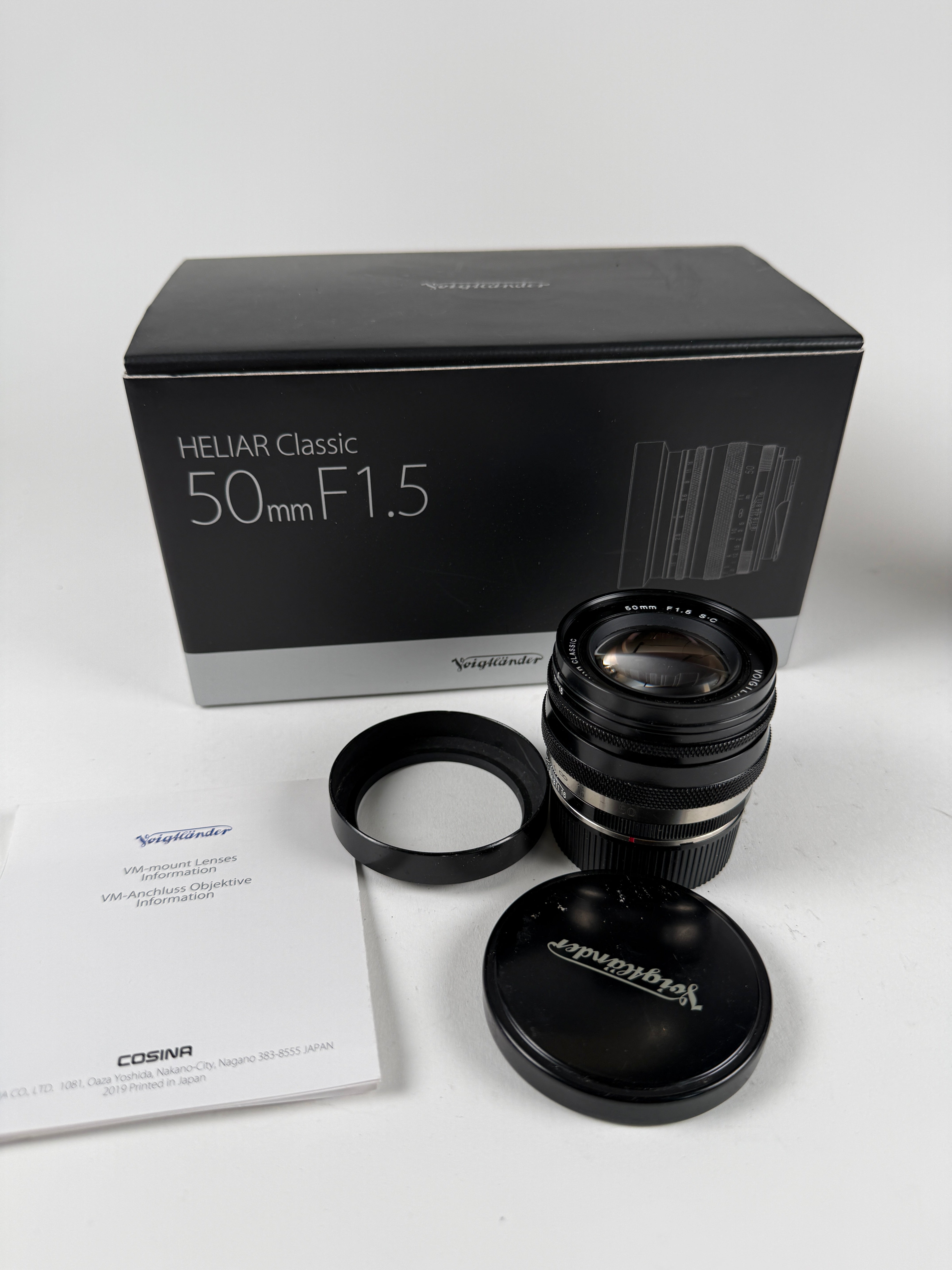 Voigtlander HELIAR Classic 50mm F1.5 VM (for Leica M mount