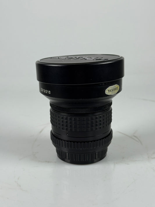 Pentax SMC Pentax-A 15mm F3.5 Ultla Wide Angle Lens for K Mount