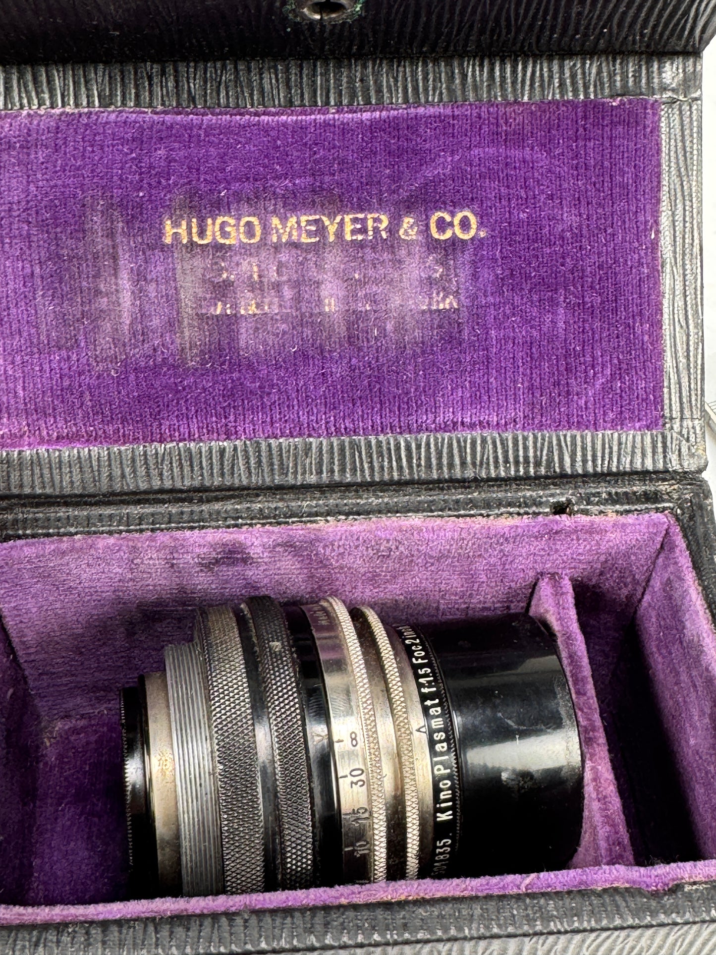 Hugo Meyer Gorlitz Dr Rudolph New York Kino Plasmat 2 inch f1.5 lens