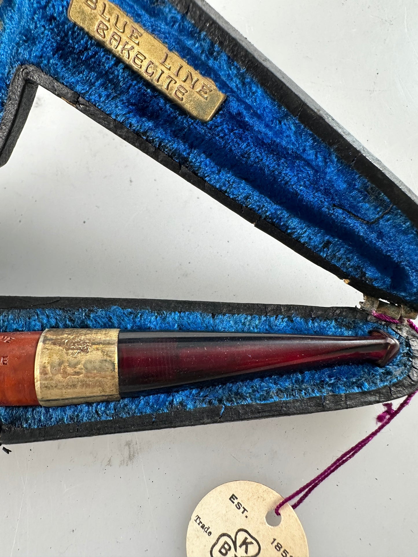 KBB Blue Line Bakelite Pipe, Unsmoked