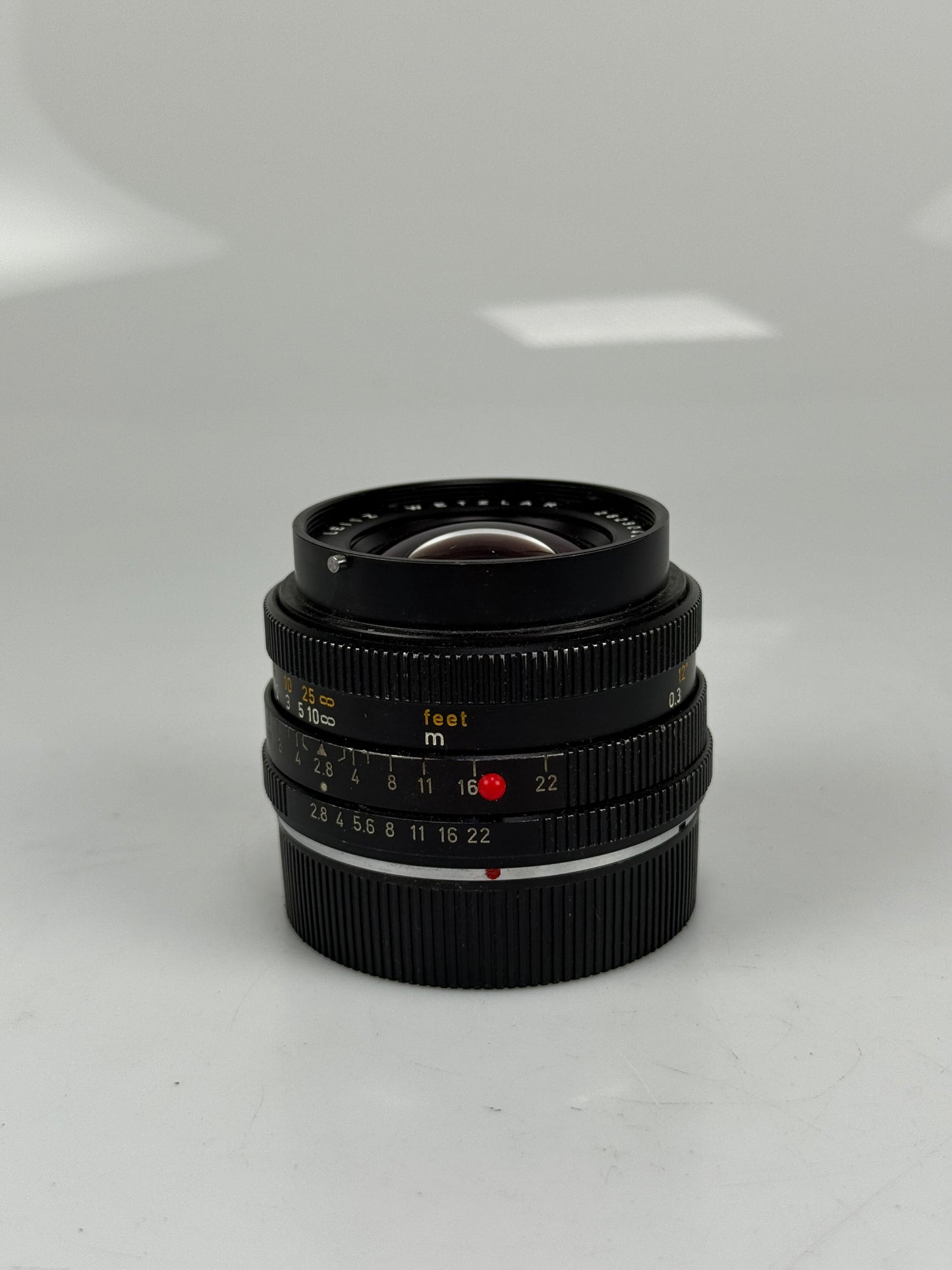 Leica Wetzlar ELMARIT-R 28mm F2.8 3 Cam R Mount Lens