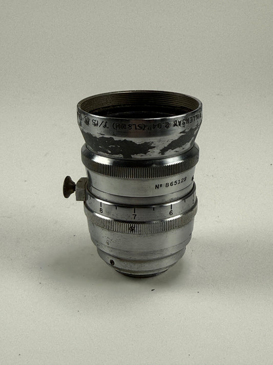 Wollensak Television Raptar 2.04 Inch 51.8mm F1.5 C Mount Lens Camera Adap M4/3 BMPCC Bolex RARE
