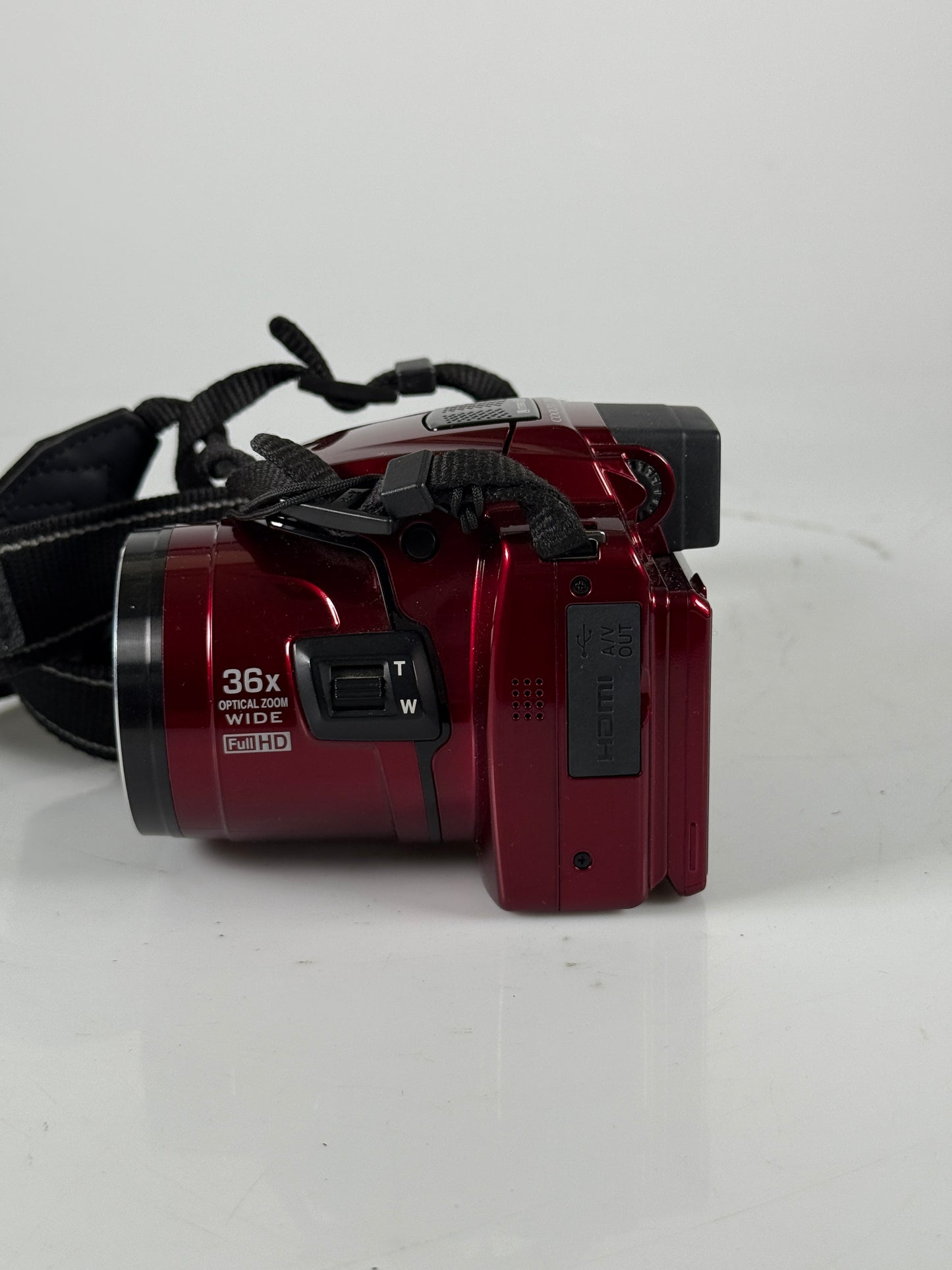 Nikon Coolpix P500 Digital Camera 36x Zoom 12.1 Megapixel Red