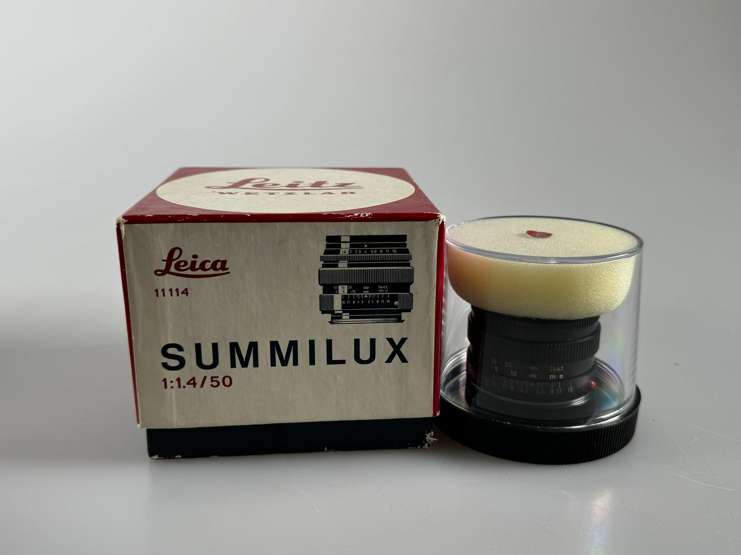 LEITZ Leica Summilux M 50mm F1.4 E43 Ver.II V2 Black Lens 11114