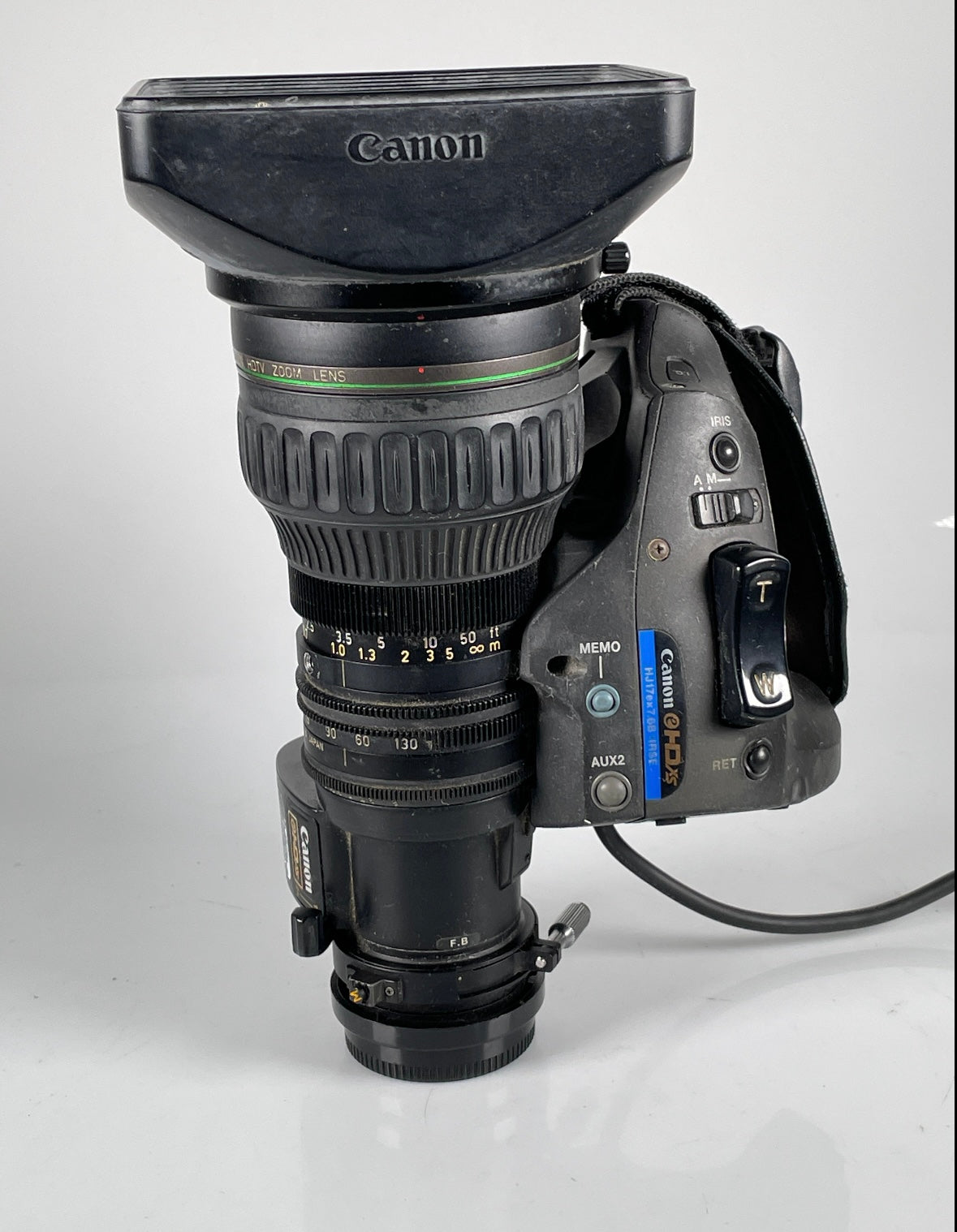 Canon HJ17ex7.6B-IRSE eHDxs 17x2/3 ENG Lens w/ 2x - 7.6-130mm f1.8