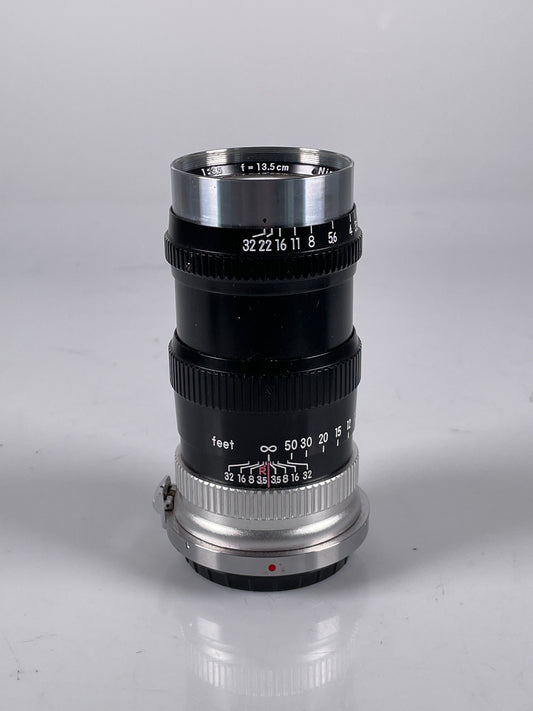 Nikon Nikkor-q 13.5cm 135mm f3.5 Lens rangefinder S Mount Lens